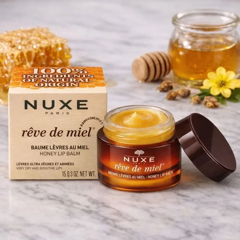 NUXE Rêve de Miel Honey Lip Balm 15g French Pharmacy Repair Dry Lips New in Box